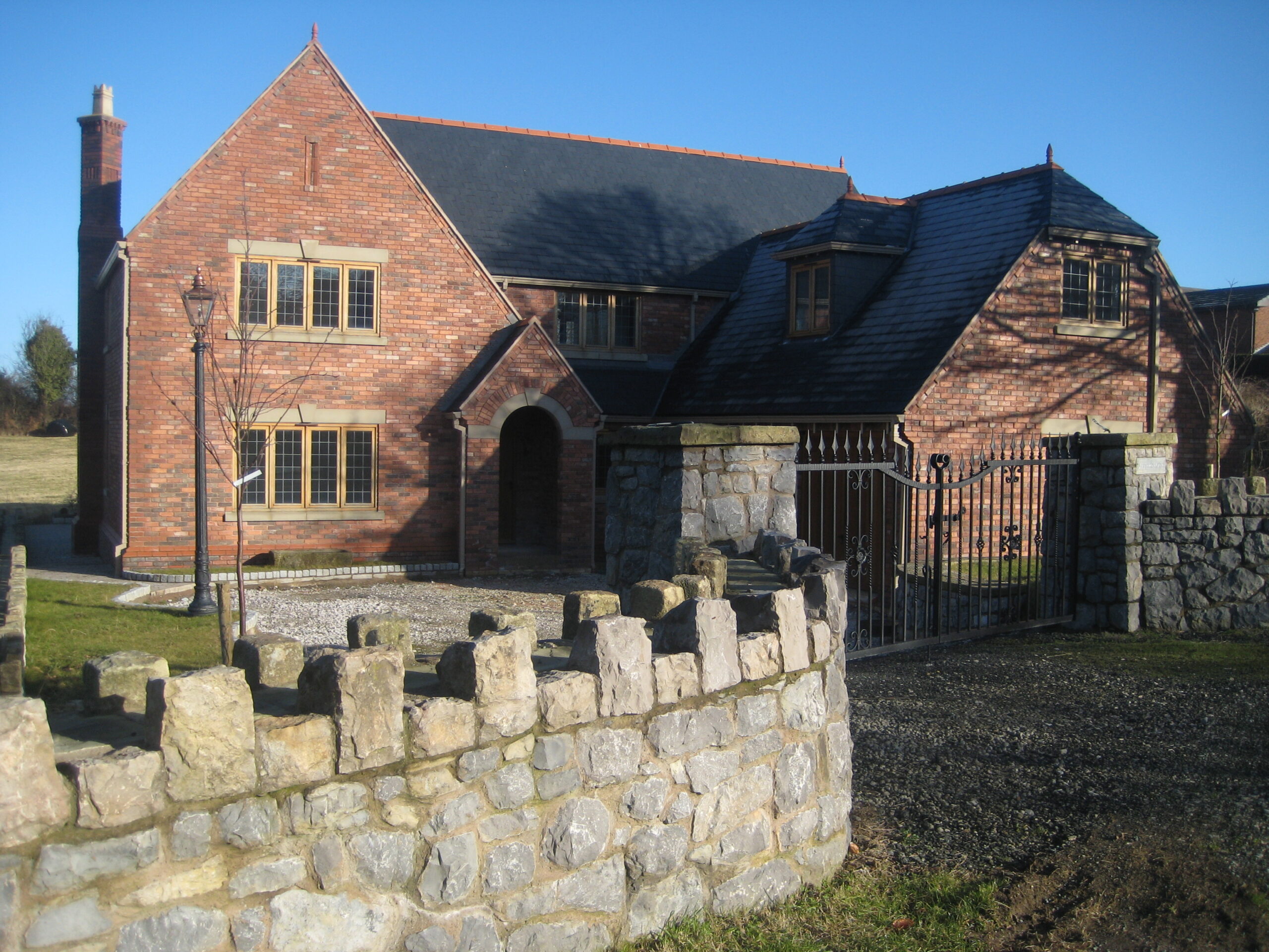 Four-bedroom two-storey house design after