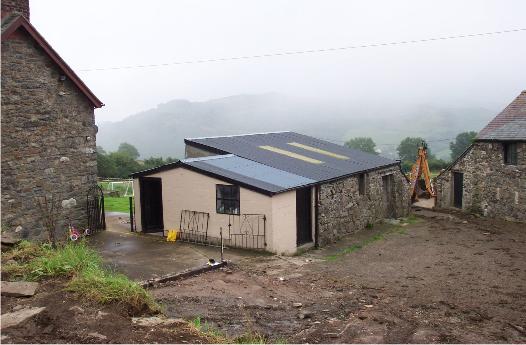 Before kichen extension Flintshire